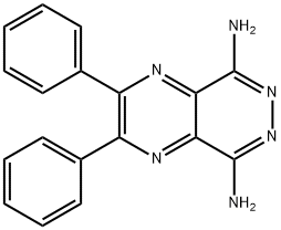 2,3-DIPHENYL-5,8-DIAMINOPYRAZINO[2,3-D]PYRIDAZINE Struktur