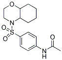 N-[4-((OCTAHYDRO-(2H)-1,4-BENZOXAZIN-4-YL)SULPHONYL)PHENYL]ACETAMIDE Struktur