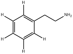 2-PHENYL-D5-ETHYLAMINE Struktur