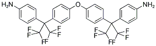 4,4'-BIS[2-(4-AMINOPHENYL)HEXAFLUOROISOPROPYL]DIPHENYL ETHER Struktur