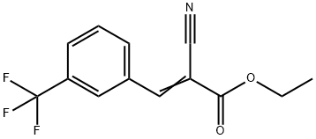 ETHYL 2-CYANO-3-[3-(TRIFLUOROMETHYL)PHENYL]ACRYLATE Struktur