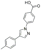 4-[4-(4-METHYLPHENYL)-1H-PYRAZOL-1-YL]BENZOIC ACID Struktur