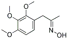 (2,3,4-TRIMETHOXYPHENYL)ACETONE OXIME Struktur