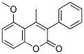 5-METHOXY-4-METHYL-3-PHENYLCOUMARIN Struktur