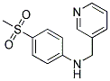 N-[4-(METHYLSULFONYL)PHENYL]-N-(PYRIDIN-3-YLMETHYL)AMINE Struktur