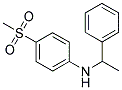 N-[4-(METHYLSULFONYL)PHENYL]-N-(1-PHENYLETHYL)AMINE Struktur