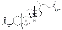 6-CHOLENIC ACID-3-BETA-OL ACETATE METHYL ESTER Struktur