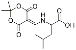 N-[(2,2-DIMETHYL-4,6-DIOXO-1,3-DIOXAN-5-YLIDENE)METHYL]LEUCINE Struktur