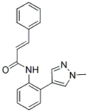 (2E)-N-[2-(1-METHYL-1H-PYRAZOL-4-YL)PHENYL]-3-PHENYLACRYLAMIDE Struktur