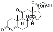 CORTISONE, [4-14C] Struktur