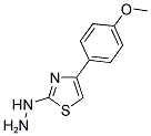 [4-(4-METHOXY-PHENYL)-THIAZOL-2-YL]-HYDRAZINE Struktur