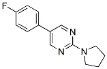 5-(4-FLUOROPHENYL)-2-PYRROLIDIN-1-YLPYRIMIDINE Struktur