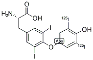 L-[3',5'-125I]THYROXINE Struktur