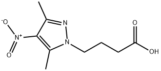 4-(3,5-DIMETHYL-4-NITRO-1H-PYRAZOL-1-YL)BUTANOIC ACID Struktur