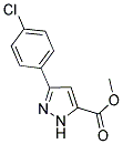 METHYL 3-(4-CHLOROPHENYL)-1H-PYRAZOLE-5-CARBOXYLATE Struktur