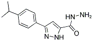 3-(4-ISOPROPYLPHENYL)-1H-PYRAZOLE-5-CARBOHYDRAZIDE Struktur