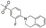 2-[2-FLUORO-4-(METHYLSULFONYL)PHENYL]-1,2,3,4-TETRAHYDROISOQUINOLINE Struktur