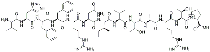 H-VAL-HIS-PHE-PHE-ARG-ASN-ILE-VAL-THR-ALA-ARG-THR-PRO-OH Struktur