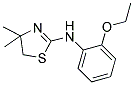 (4,4-DIMETHYL-4,5-DIHYDRO-THIAZOL-2-YL)-(2-ETHOXY-PHENYL)-AMINE Struktur