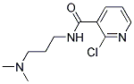 2-CHLORO-N-[3-(DIMETHYLAMINO)PROPYL]NICOTINAMIDE Struktur