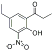 1-(5-ETHYL-2-HYDROXY-3-NITROPHENYL)PROPAN-1-ONE Struktur