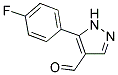 5-(4-FLUOROPHENYL)-1H-PYRAZOLE-4-CARBALDEHYDE Struktur