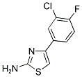 4-(3-CHLORO-4-FLUOROPHENYL)THIAZOL-2-YLAMINE Struktur