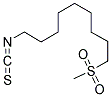 1-ISOTHIOCYANATO-9-(METHYLSULFONYL)-NONANE Struktur