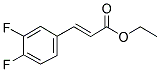 3-(3,4-DIFLUORO-PHENYL)-ACRYLIC ACID ETHYL ESTER Struktur