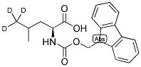 L-LEUCINE-D3-N-FMOC Struktur