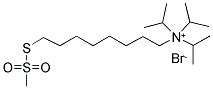 8-(TRIISOPROPYLAMMONIUM)OCTYL METHANETHIOSULFONATE BROMIDE Struktur