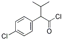 2-(4-CHLOROPHENYL)-3-METHYLBUTYRYL CHLORIDE Struktur