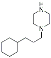 1-(3-CYCLOHEXYLPROPYL)PIPERAZINE Struktur