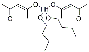 HAFNIUM DI-N-BUTOXIDE (BIS-2,4-PENTANEDIONATE) Struktur