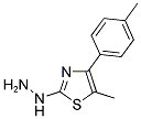 (5-METHYL-4-P-TOLYL-THIAZOL-2-YL)-HYDRAZINE Struktur