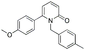 6-(4-METHOXYPHENYL)-1-(4-METHYLBENZYL)PYRIDIN-2(1H)-ONE Struktur