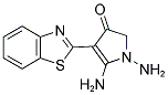 1,5-DIAMINO-4-(1,3-BENZOTHIAZOL-2-YL)-1,2-DIHYDRO-3H-PYRROL-3-ONE Struktur