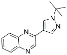 2-(1-TERT-BUTYL-1H-PYRAZOL-4-YL)QUINOXALINE Struktur