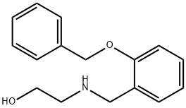 2-((2-(BENZYLOXY)BENZYL)AMINO)ETHANOL Struktur