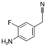 4-AMINO-3-FLUOROPHENYLACETONITRILE Struktur