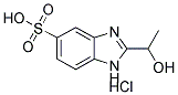 2-(1-HYDROXY-ETHYL)-1 H-BENZOIMIDAZOLE-5-SULFONIC ACID HYDROCHLORIDE Struktur