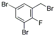 3,5-DIBROMO-2-FLUOROBENZYL BROMIDE Struktur