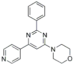 4-(2-PHENYL-6-PYRIDIN-4-YLPYRIMIDIN-4-YL)MORPHOLINE Struktur