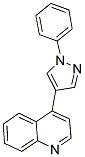 4-(1-PHENYL-1H-PYRAZOL-4-YL)QUINOLINE Struktur