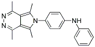 N-PHENYL-N-[4-(1,4,5,7-TETRAMETHYL-6H-PYRROLO[3,4-D]PYRIDAZIN-6-YL)PHENYL]AMINE Struktur