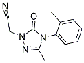 2-[4-(2,6-DIMETHYLPHENYL)-3-METHYL-5-OXO-4,5-DIHYDRO-1H-1,2,4-TRIAZOL-1-YL]ACETONITRILE Struktur