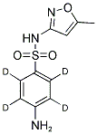 SULFAMETHOXAZOLE-D4 Struktur