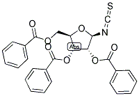 2,3,5-TRI-O-BENZOYL-BETA-D-RIBOFURANOSYL ISOTHIOCYANATE Struktur