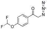 2-AZIDO-1-(4-DIFLUOROMETHOXY-PHENYL)-ETHANONE Struktur