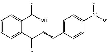 2-[3-(4-NITROPHENYL)ACRYLOYL]BENZENECARBOXYLIC ACID Struktur